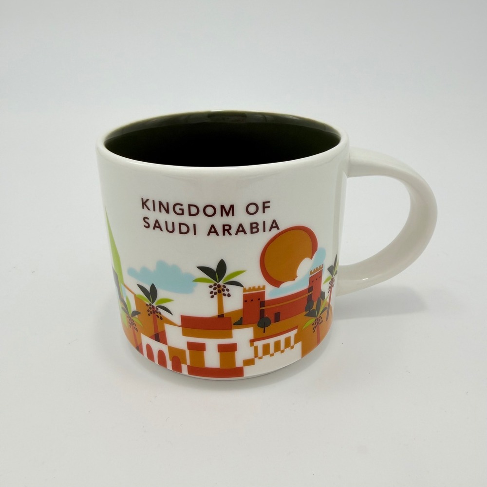 Starbucks You Are Here Kingdom of Saudi Arabia Mug 14oz Coffee Cup New with Tag